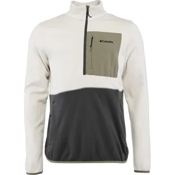 Pánská mikina Pánská mikina Columbia HIKE 1/2 ZIP XXL Béžová, Tmavě šedá, Khaki