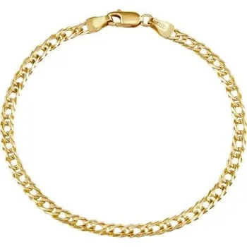 Náramek Zlatý náramek DOUBLE ROMBO 3,5 mm varianta 21 cm TTG1169BGY-21 cm