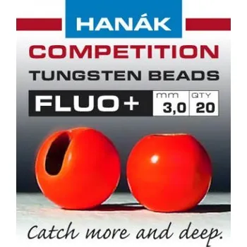 Hanák Tungstenové hlavičky Fluo Red 4mm