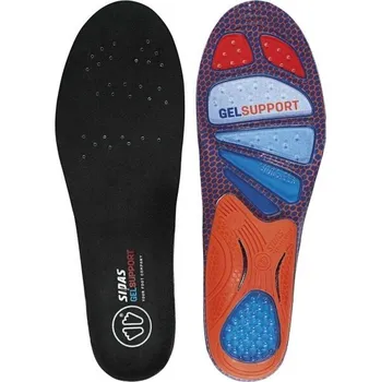 Vložka do bot Gelové vložky do bot Sidas CUSHIONING GEL SUPPORT V2 XS Černá, Červená, Modrá, Bílá