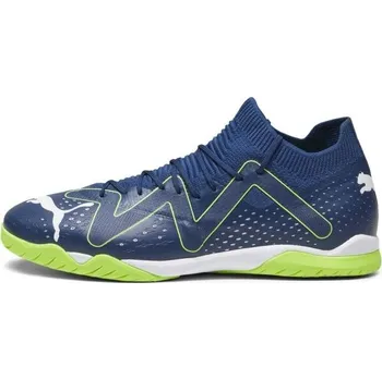 Pánská sálová obuv Pánské sálovky Puma FUTURE MATCH IT 8.5 Modrá, Světle zelená, Bílá