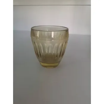 Svícen Sklenička čajovka,svícen 180ml amber * (DOPRODEJ - 145 kusů)