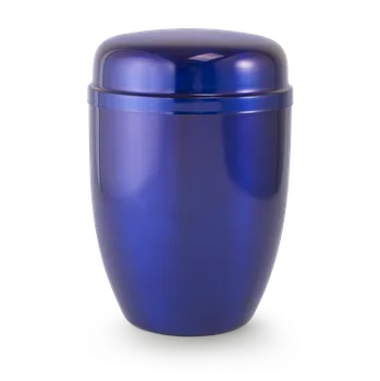 Smuteční dekorace Kovová urna Faith Modrá