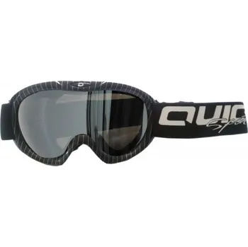 Dětské lyžařské brýle Quick JR CSG-030 UNI Černá, Tmavě šedá, Bílá