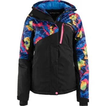 Dámská bunda ALPINE PRO CHARINA XS Černá, Mix