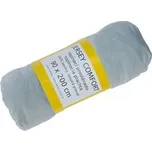 Prostěradlo JERSEY COMFORT, 90 x 200 x 22 cm, šedé, s gumou, 180g/m2, 100% bavlna