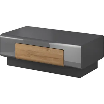 Konferenční stolek HAMAL konferenční stolek, antracit/antracit lesk/dub grandson + vyzvednutí ZDARMA