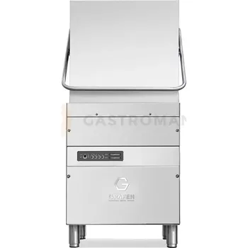 Myčka nádobí Průchozí myčka na sklo a nádobí s dávkovačem mycího prostředku, odpadovým čerpadlem a s oplachovým čerpadlem | GRAFEN, HT11M PS DDE PAP