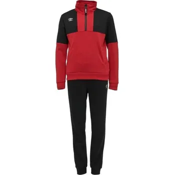 Dětská móda Chlapecká tepláková souprava Umbro PRESLEY 140/146 Černá, Červená, Bílá