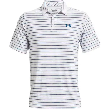 Pánské golfové polo triko Under Armour PLAYOFF POLO 2.0 md Bílá, Modrá