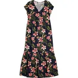 Dámské dlouhé šaty Roxy POPULAR SONG XS Tmavě modrá, Růžová, Světle zelená