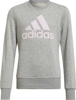 Dívčí mikina Dívčí mikina adidas BIG LOGO SWEATSHIRT 164 Šedá, Růžová