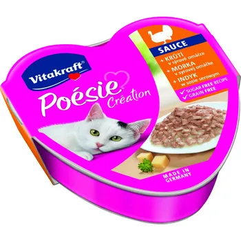Krmivo pro kočku Vitakraft Vitakraft Poesie krůtí v sýrové omáčce 85g