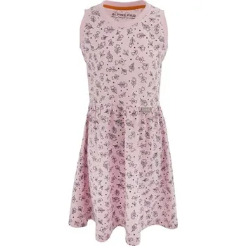 Oblečení a móda Dívčí šaty ALPINE PRO ZELO 140/146 Růžová, Černá