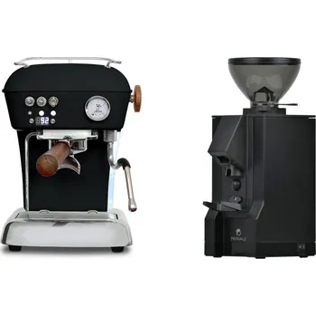 Kávovar Ascaso Dream PID, Dark Black + Eureka Mignon Manuale, BL black