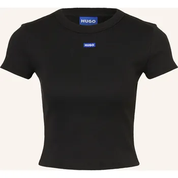 Dámské tričko Hugo Dámské Cropped Tričko, černá, 36