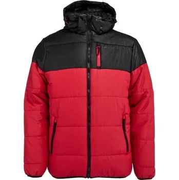 Pánská bunda Lehká pánská prošívaná bunda Willard JOSUE L Červená, Černá