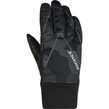 Dětské běžkařské rukavice Ziener UNICO JR M Černá, Tmavě šedá