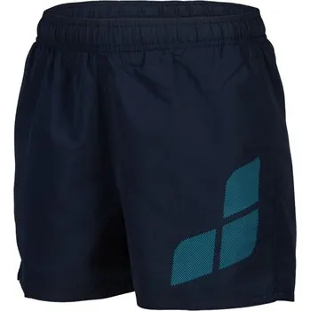 Chlapecké kraťasy Chlapecké sportovní šortky Arena BEACH SHORT LOGO JR 8/9 Tmavě modrá, Modrá