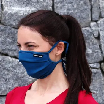 Bambusová rouška s kapsou PROGRESS ROUŠKA LITE L/XL Modrá
