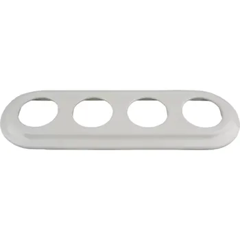 vypínač Bohemia Design Čtyřnásobný porcelánový rámeček