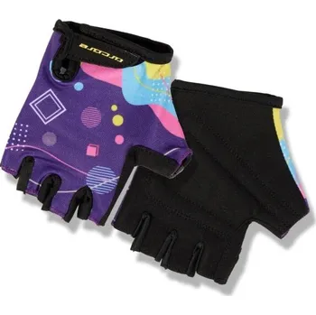 Chránič rukou Dívčí cyklistické rukavice Arcore LUKE 6 Fialová, Černá, Mix