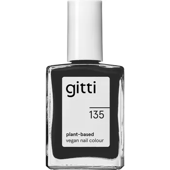 Přípravek na tvář Gitti Plant-Based Vegan Nail Colour, no. 135 - schwarz