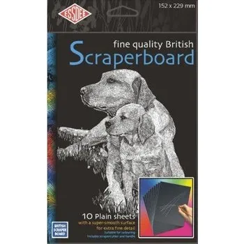 kreativní sada Essdee Prázdná škrabací folie škrab... nové