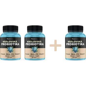 2+1 Královská Probiotika komplex laktobacilů a bifidobakterií, (3x60 kapslí) - Kralovstvizdravi.cz