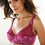 Sada 2 polovyztužených podprsenek Tropea, bez kostic švestková+purpurová 90D