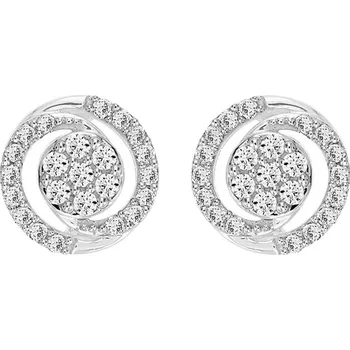 Náušnice Náušnice z bílého zlata s diamanty E453433