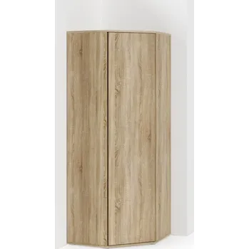 Předsíňová stěna Rohová šatní skříň Emi bez zrcadla - dub Sonoma