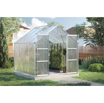 Zahrada Skleník Vitavia Uranus 6700 polykarbonát 6 mm 257 x 258 cm hliník