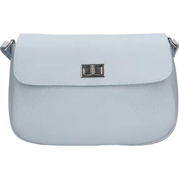 Kabelka Dámská kožená crossbody kabelka Italia Arabela - světle modrá