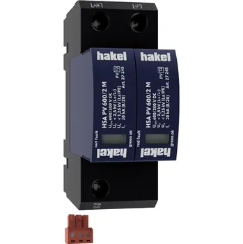 Přepěťová ochrana HAKEL 27235 HSA PV 600/2 M S SPD PV typ 2 RP 0,28kč/ks