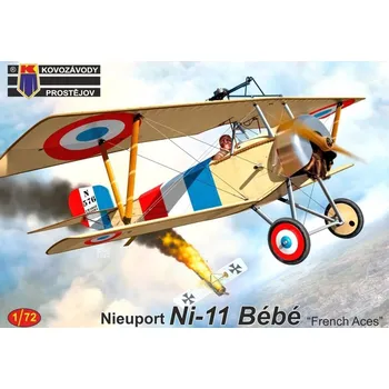 Plastikový model 1/72 Nieuport Ni-11 Bébé 'French Aces' (3x camo)