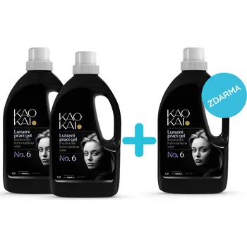 Přípravek na praní Prací gel z Marseillského mýdla KAO KAI. No. 6 Objem: 1,5L, Balení: 2 + 1 ZDARMA