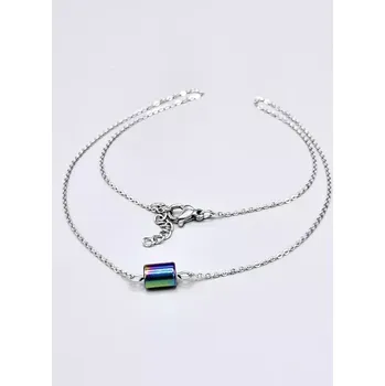 Náhrdelník Náhrdelník Pokovený Hematit - váleček