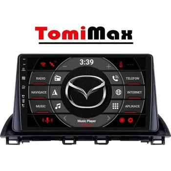 Autorádio TomiMax Mazda 3 Android 14 autorádio s WIFI, GPS, USB, BT HW výbava: 8 Core 8GB+128GB HIGH - Model auta: Mazda 3 2014-2018, Velikost obrazovky: Dotyková obrazovka: 9"