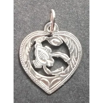 Přívěsek Znamení Štír (v srdci) - stříbrný přívěsek