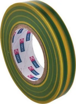 Izolační páska EMOS F61515 zelenožlutá 15 mm x 10 m