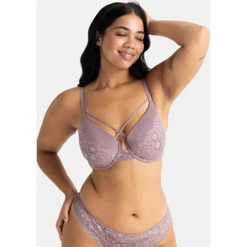 Podprsenka Podprsenka Dorina Ellie - DORBE0040/béžovo-fialová / 80D DOR1A028-BE0040