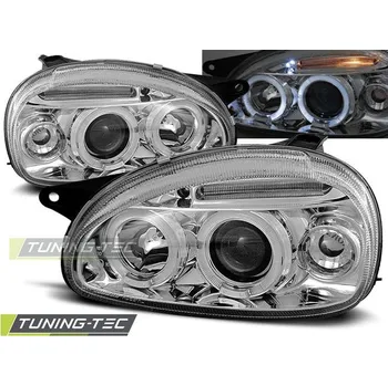 Přední světlomet PŘEDNÍ SVĚTLA OPEL CORSA B 02.93-10.00 ANGEL EYES CHROM