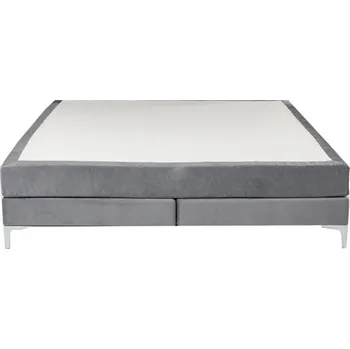 Postel KARE Design Postel Boxspring Benito - šedá, 180x200cm