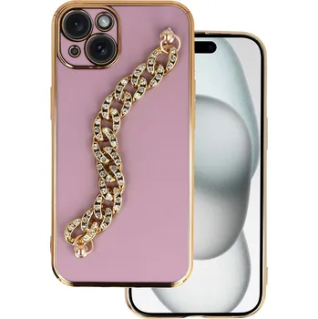 Pouzdro na mobilní telefon Trend Case pro iPhone 13 design 4 růžové