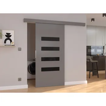 Interiérové dveře Posuvné dveře Forli - 86 cm s tlumeným dojezdem Barva: Šedá