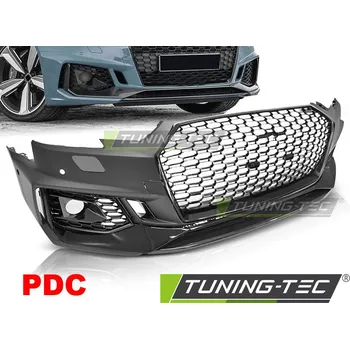 Nárazník PŘEDNÍ NÁRAZNÍK SPORT LESKLÁ ČERNÁ PDC pro AUDI A4 B9 08.15-19