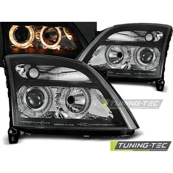 Přední světlomet OPEL VECTRA C 04.02-08.05 ANGEL EYES černé