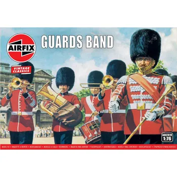 Plastikový model Airfix Classic Kit VINTAGE figurky A00701V - Guards Band (1:76)