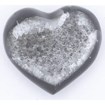 Přírodní kámen Milujeme Kameny Achát - srdce - drúza leštěná CH355 434407